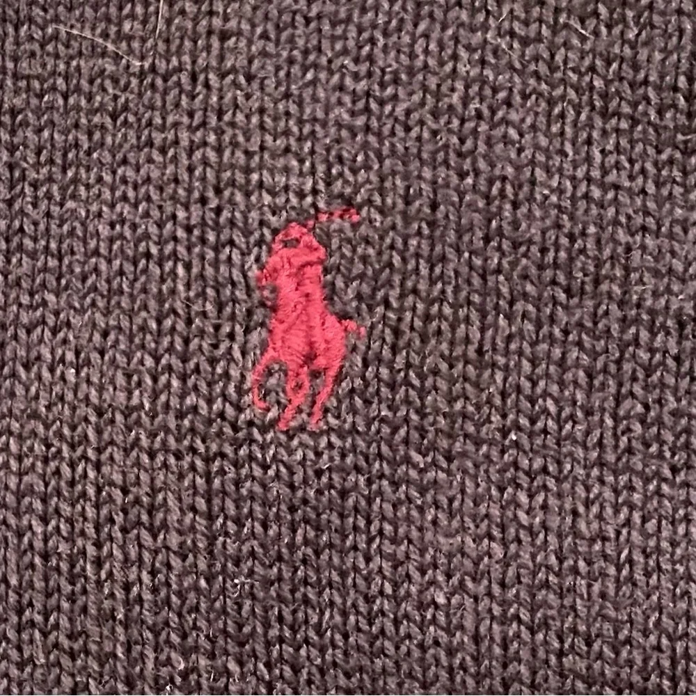 Vintage Polo‎ by Ralph Lauren Boy’s Sz M Cotton Knit Navy/Green Stripe Sweater